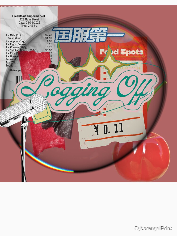Logging Off | Y2k Collage by CyberangelPrint
