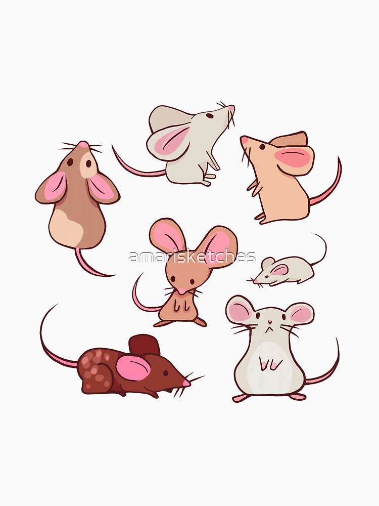 Cute mouse pack by amarisketches