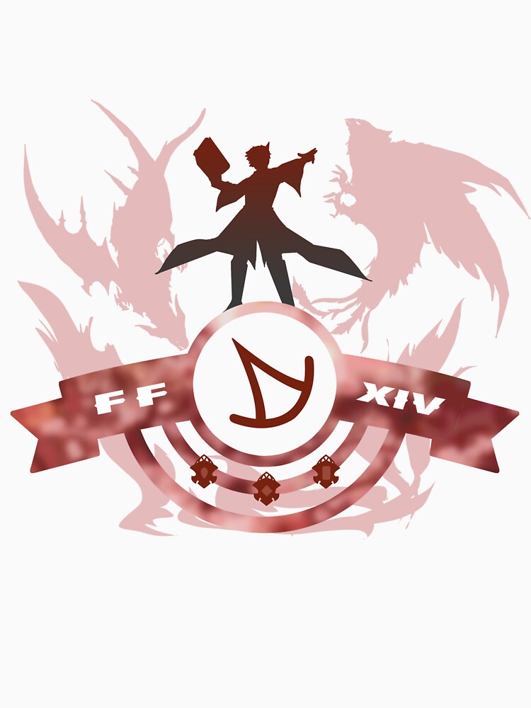 FFXIV Summoner - Deathflare (Red & Grey) by Hyulia