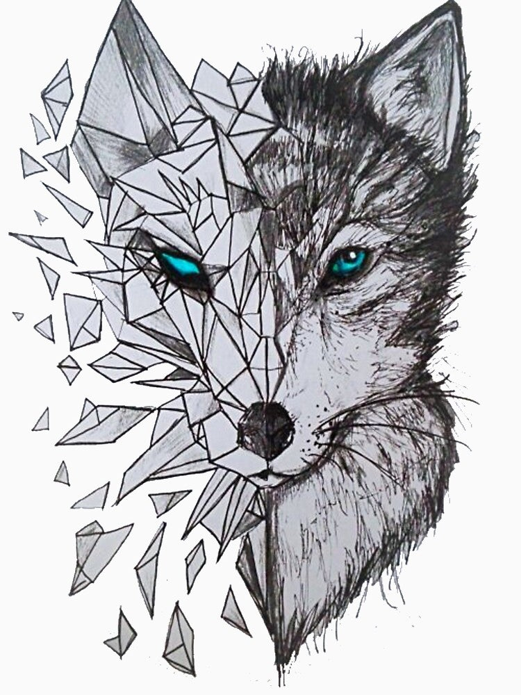 Geometric Wolf by WeAreTheVoice