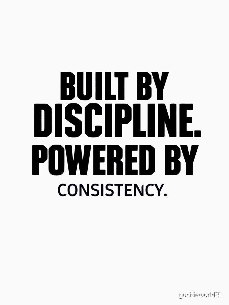 Built by Discipline Fitness Shirt – Gym Motivation Apparel by guchieworld21
