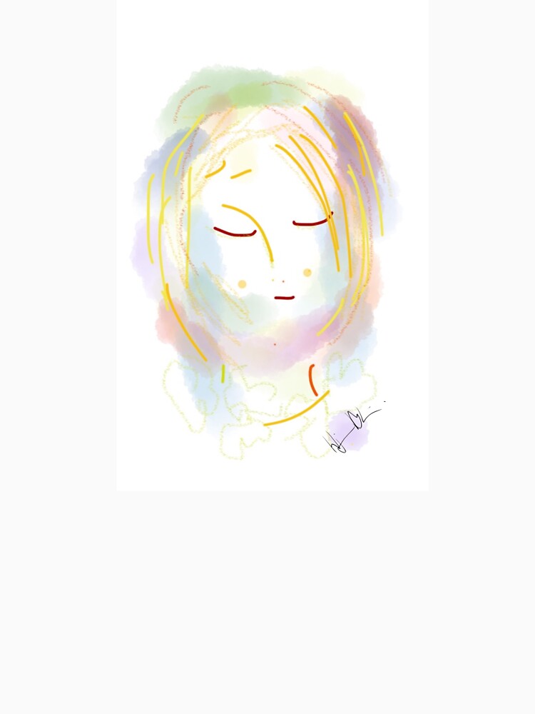 Girl - Soft painting 024 by Hjortur