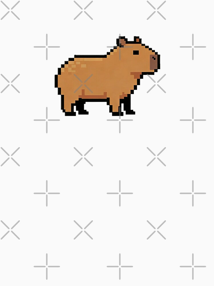 Cute Pixel Capibara by SoftMintStudio