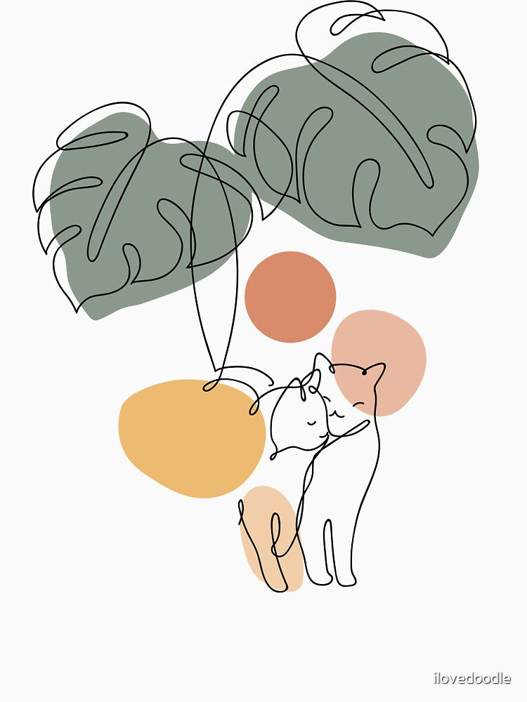 Cat and Plant 36 by ilovedoodle