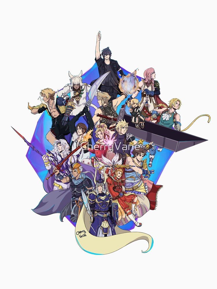 Final Fantasy 30th Anniversary by CherryVane