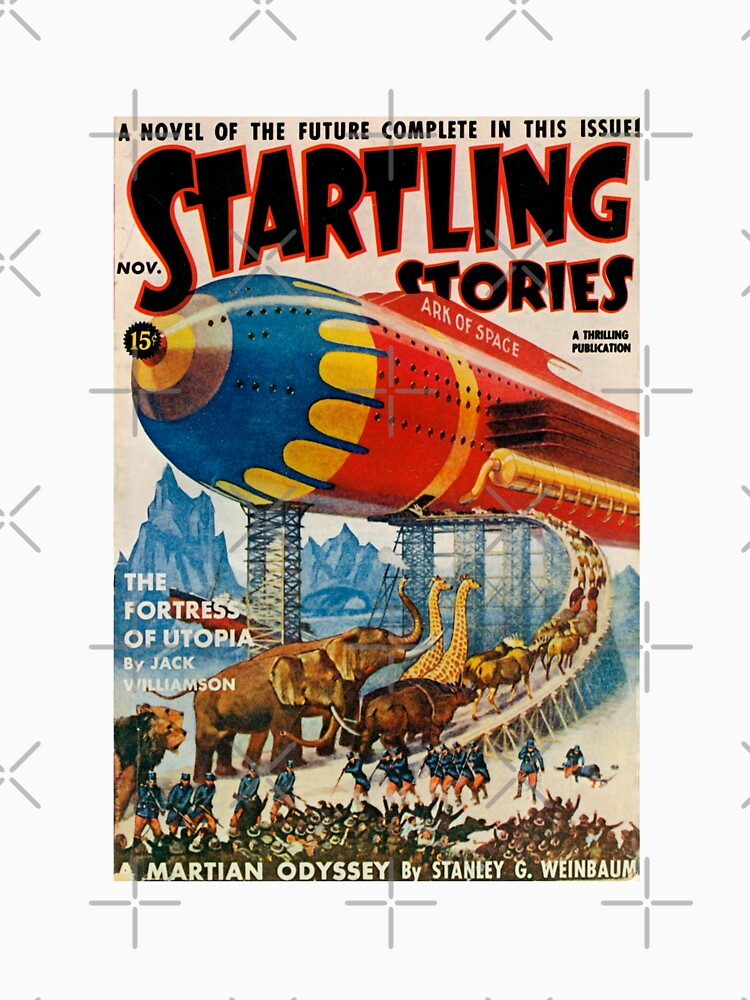 Startling Stories Science Fiction Magazine 1939 Sci-Fi Vintage Retro Cover Art Print by teammacau