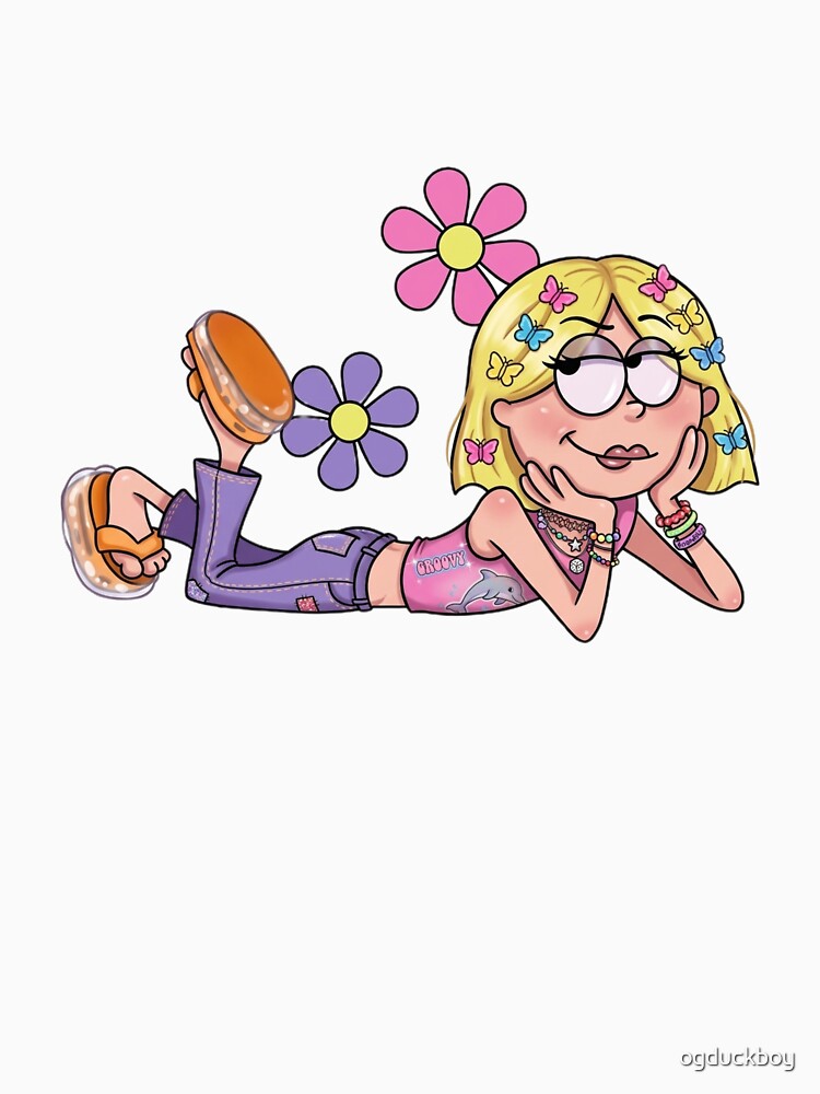 Y2K Lizzie McGuire Flower Art - Retro 2000s Aesthetic by ogduckboy