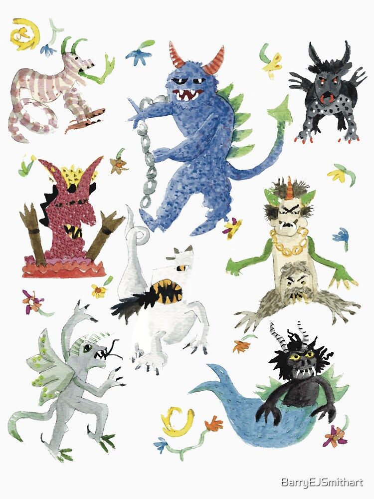 Aaaaah! A medieval tapestry of monsters by BarryEJSmithart