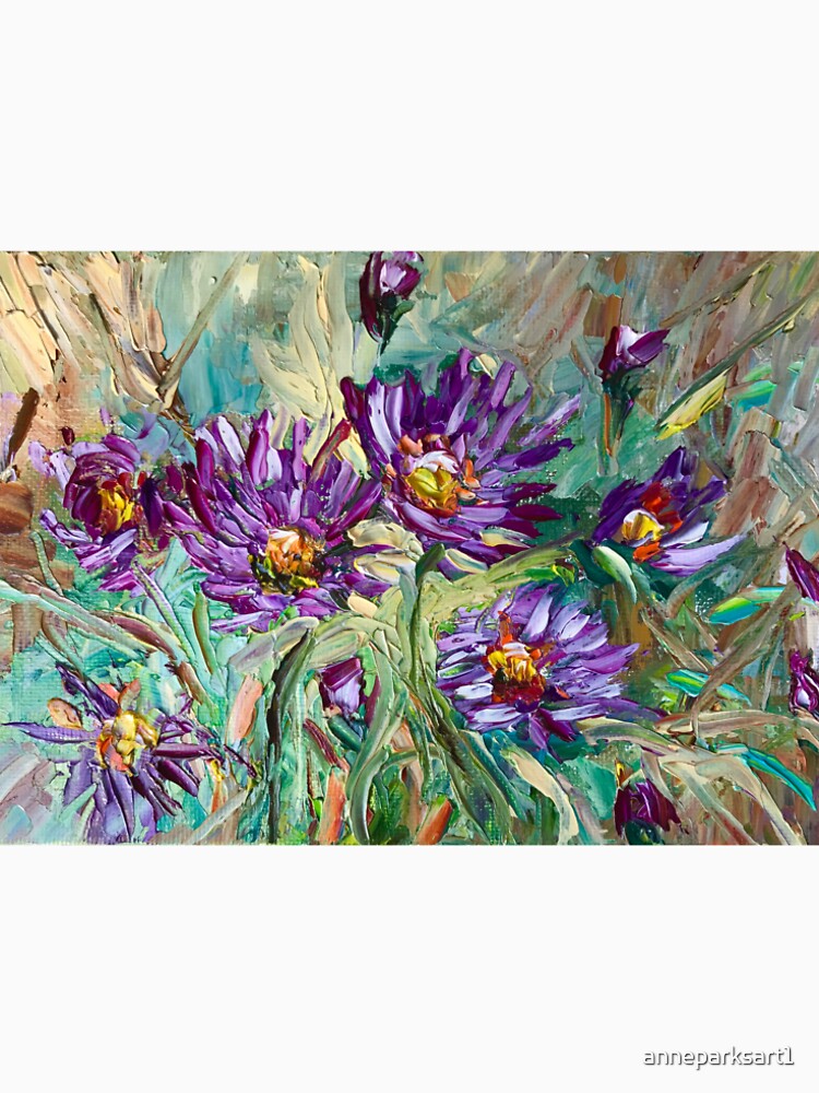 Purple Aster by anneparksart1