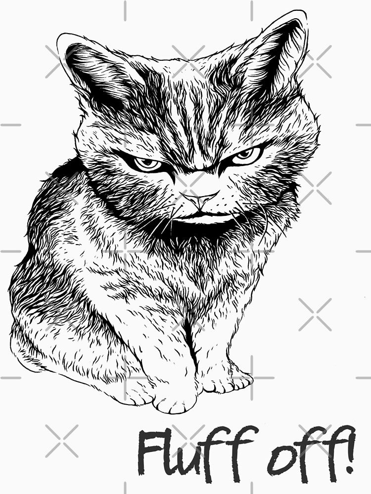 Fluff Off Cat by lovewithfluff