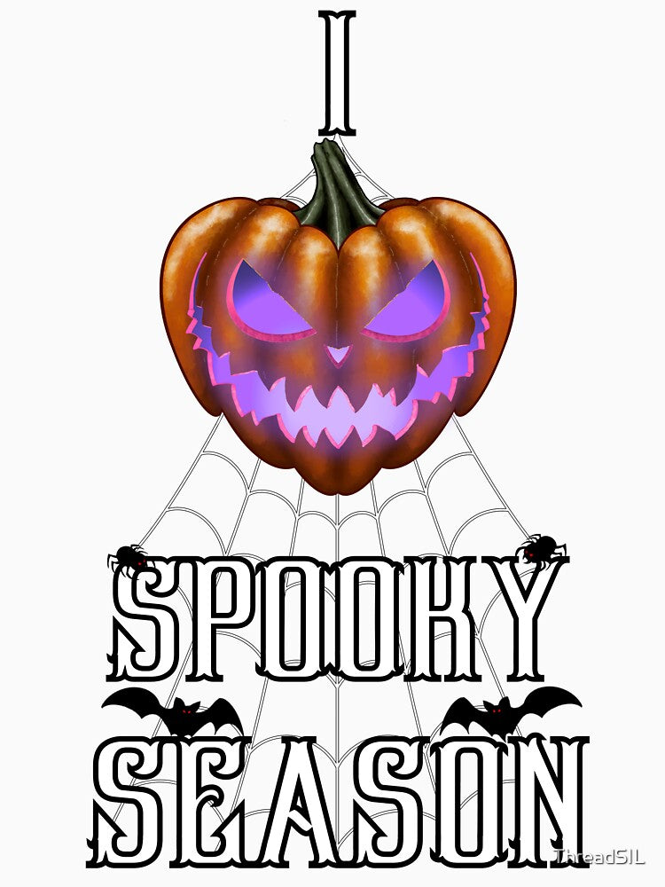 Jack-O-Lantern Purple I Love Spooky Season by ThreadSIL