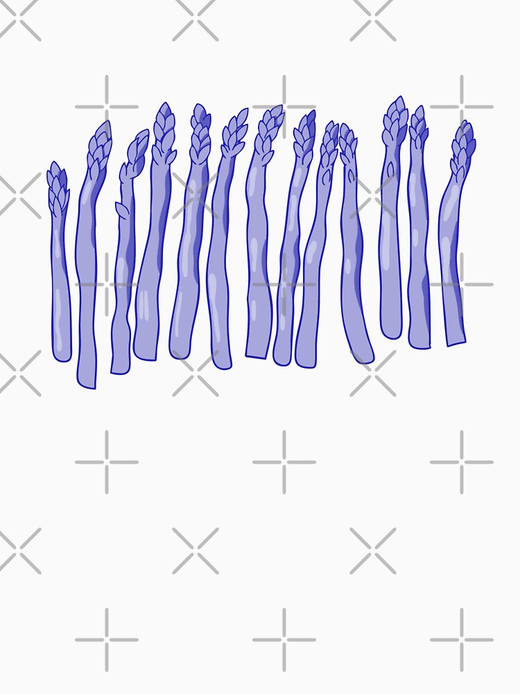 Asparagus – minimalist line drawing – vegetable illustration by Mouyouu