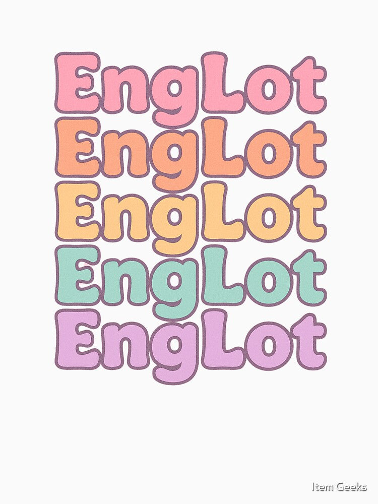 EngLot, Engfa and Charlotte Rainbow Stacked Letter Design | Thai GL Couple Fan Art by Item Geeks