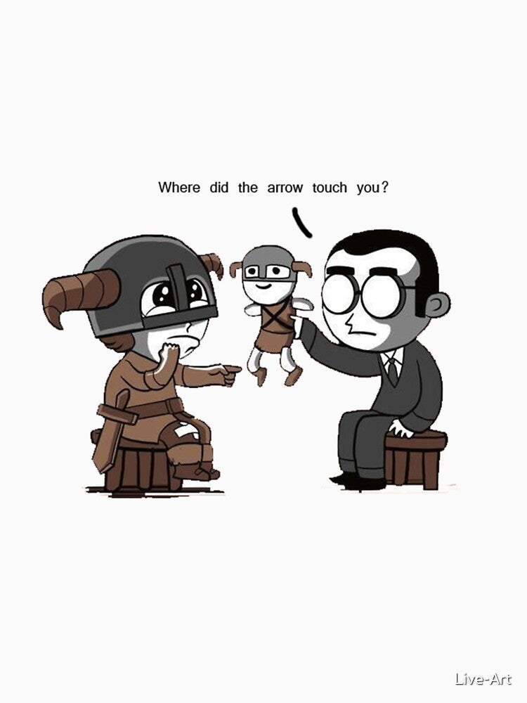 Where did touch you? Skyrim meme by Live-Art