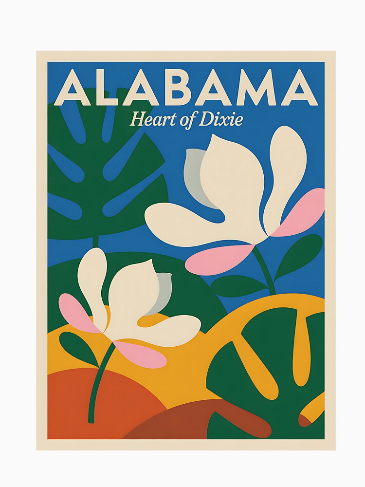 Alabama - Travel Poster - USA by PrintableTravel