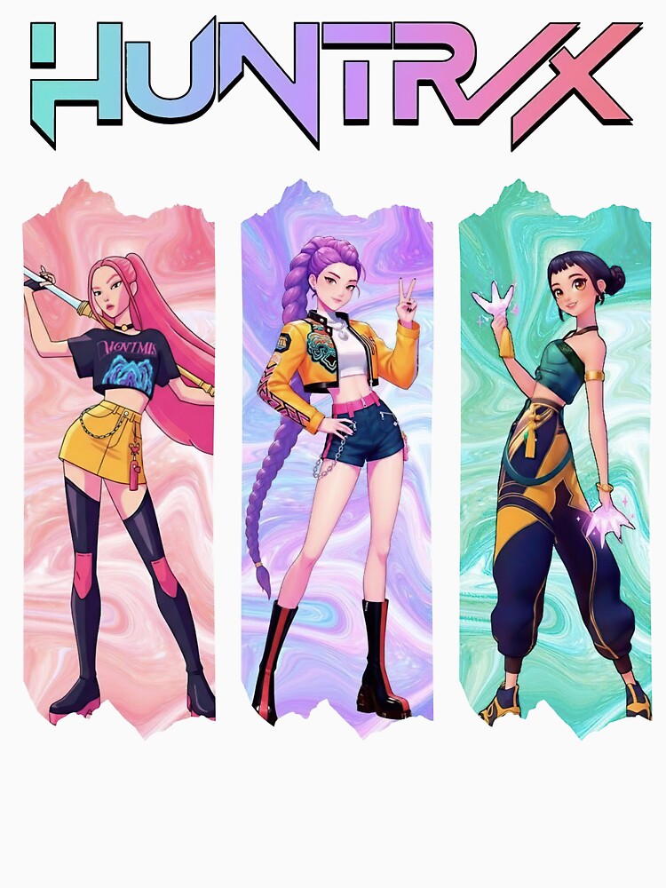 Kpop Demon Hunters Series Huntrix Fan Art by CoreyBurch