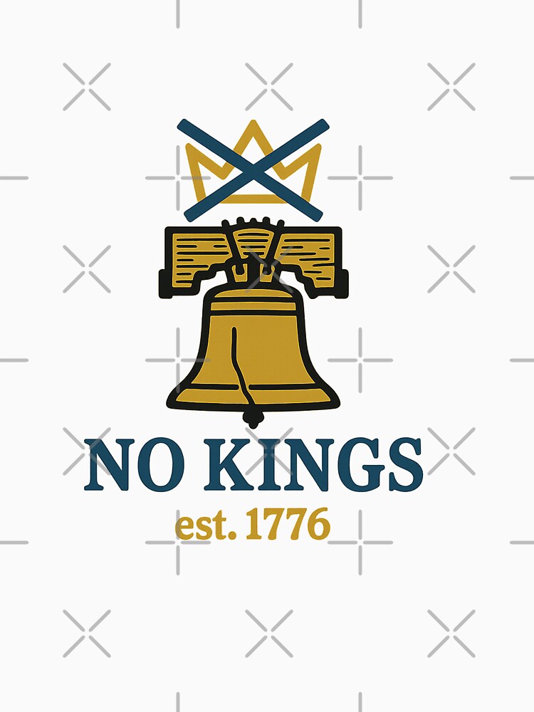 No Kings - Liberty Bell Revolution Design by Bratak