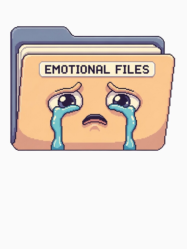 Emotional Files – Cute Pixel Folder by ShirtNook