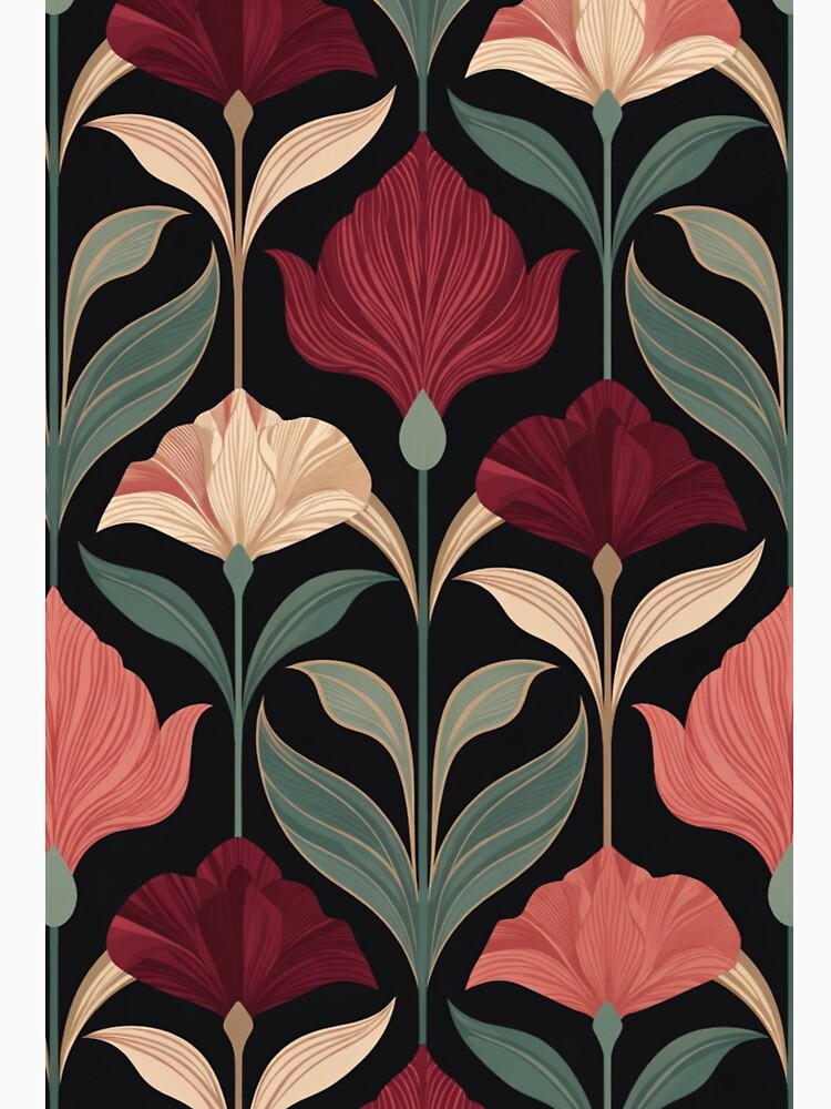 Art Deco Flowers by CharmingFlowers