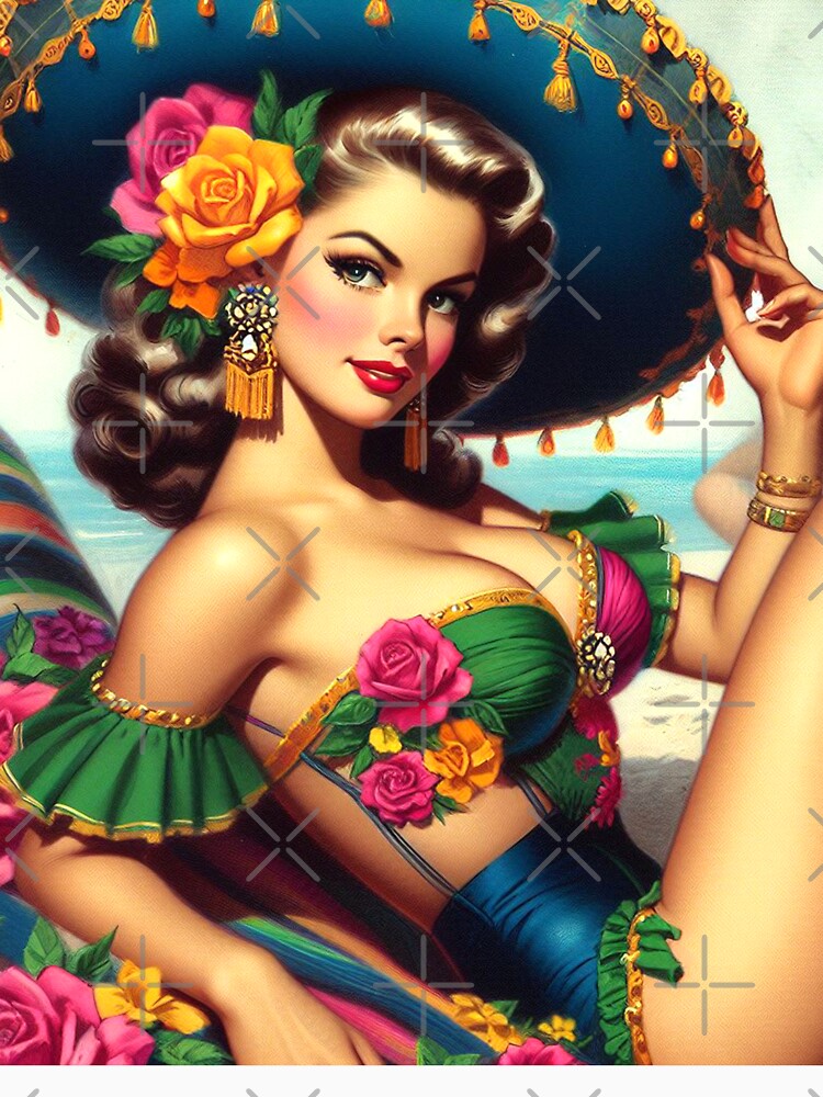 Retro Hispanic Pin-up by PulpVintage