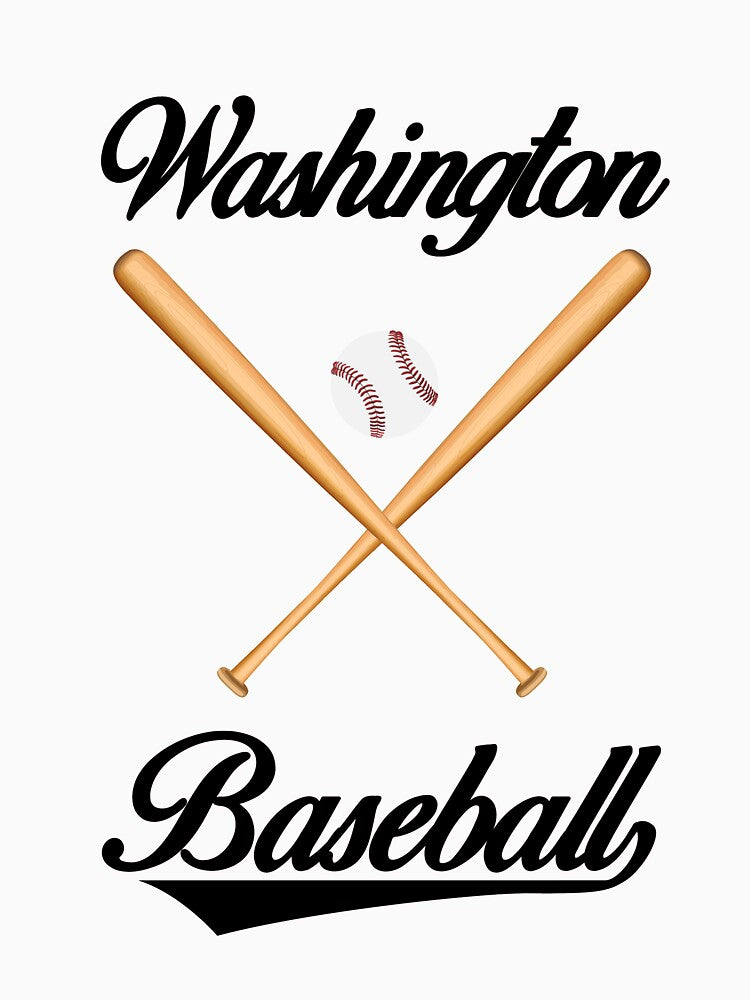 Washington Baseball T-Shirt for Men and Women by AllStarMerch
