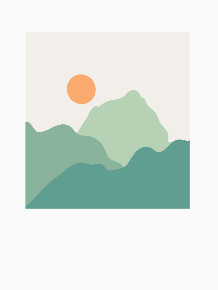 simple mountain design by lucy-arts