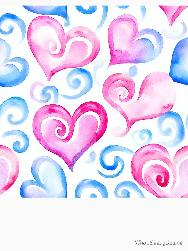 Cotton Candy Hearts by Dawne's Designs