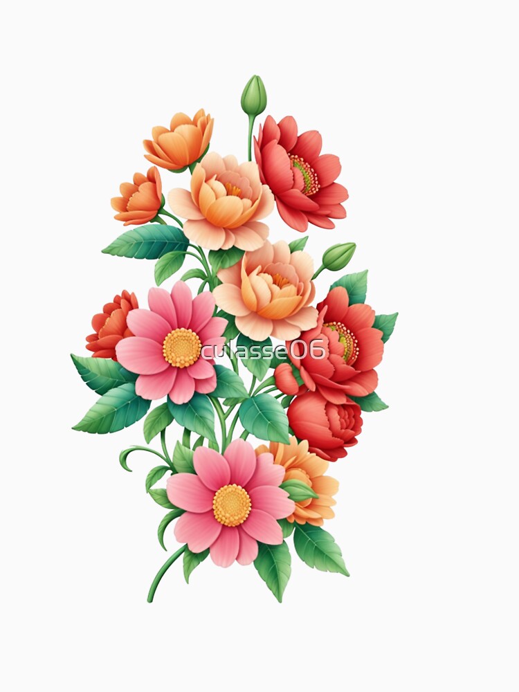 Watercolor Flower Bouquet by culasse06
