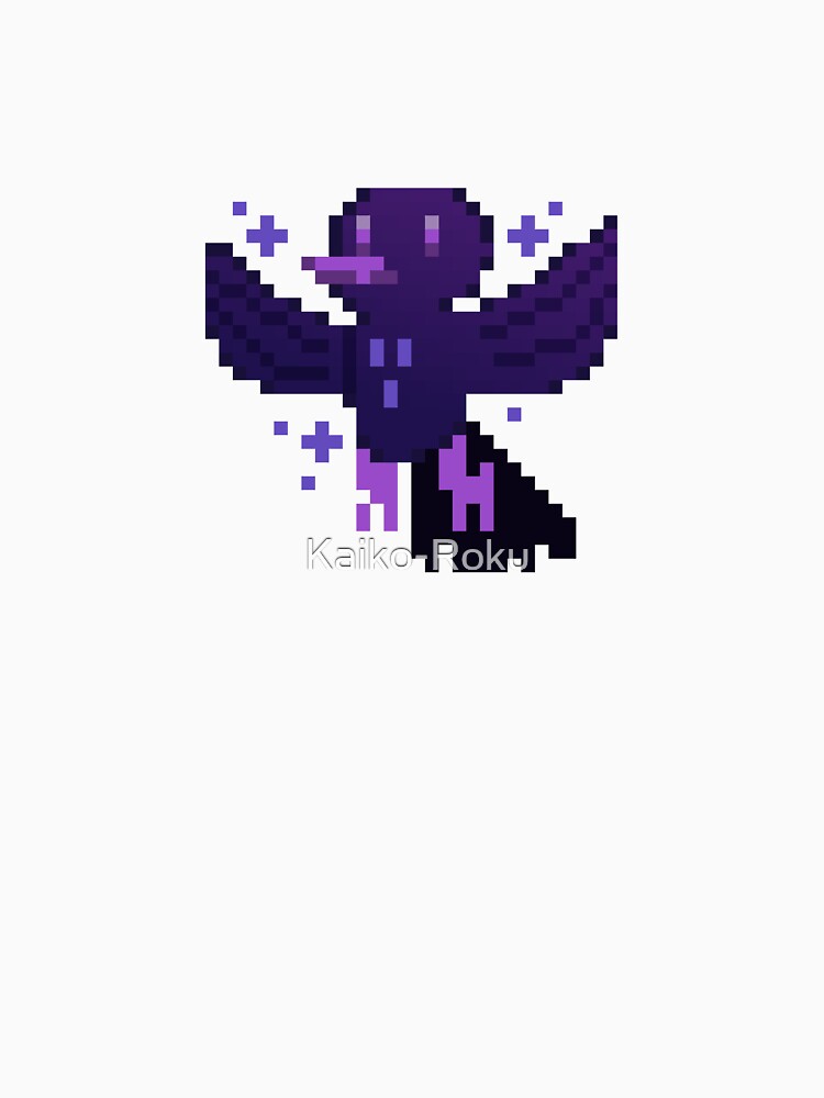 Pixel Art - Cute Crow by Kaiko-Roku