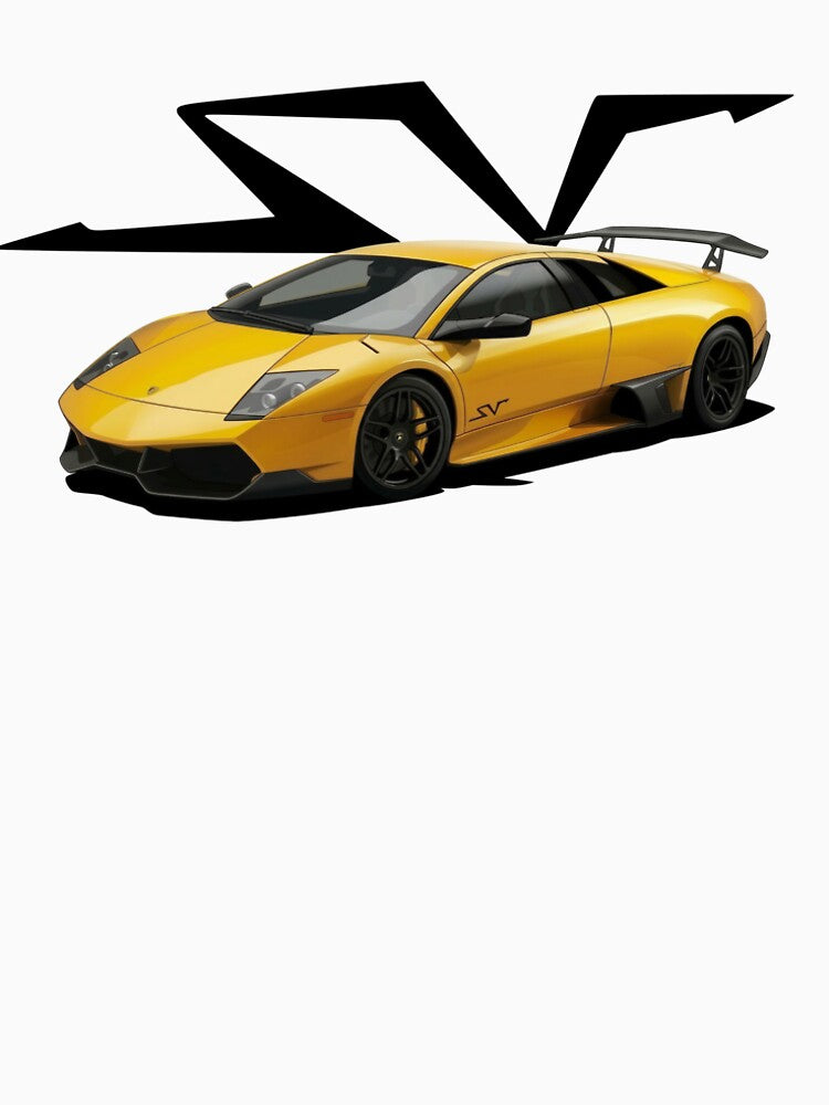 Lamborghini Murcielago SV Short Sleeve T-Shirt by Lukes-shop