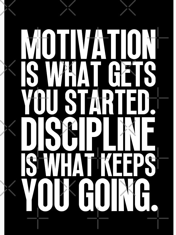 Motivation Vs Discipline by Dondonmart