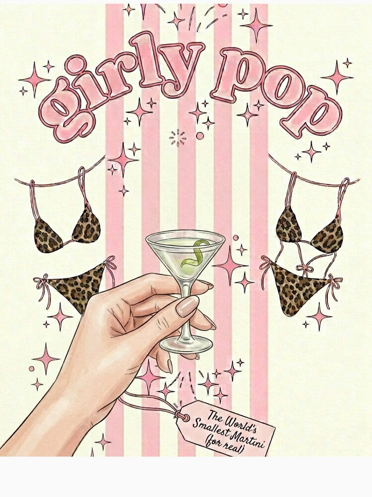 Girly Pop Martini – Coquette Girls Night Aesthetic by Aura.Creative