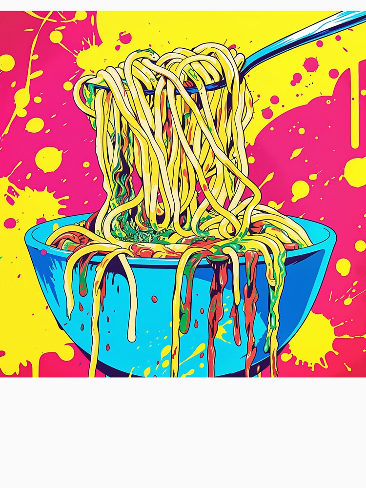 Pasta Pop Art 8 by AstroRisq