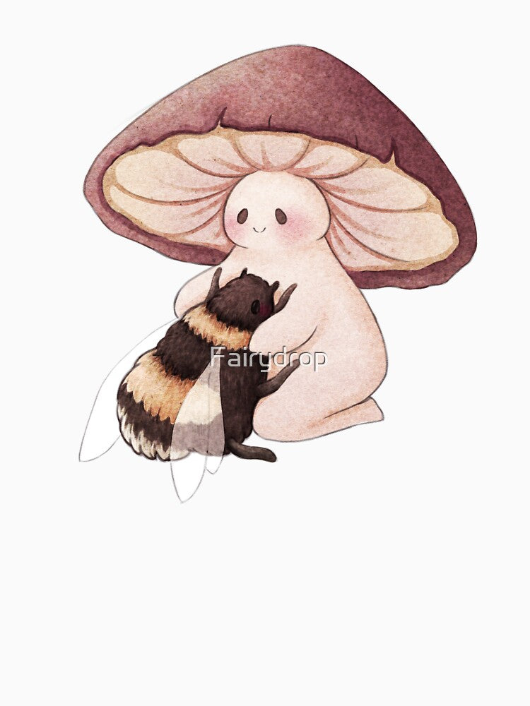 Bumblebee Puppy and Mushroom by Fairydrop
