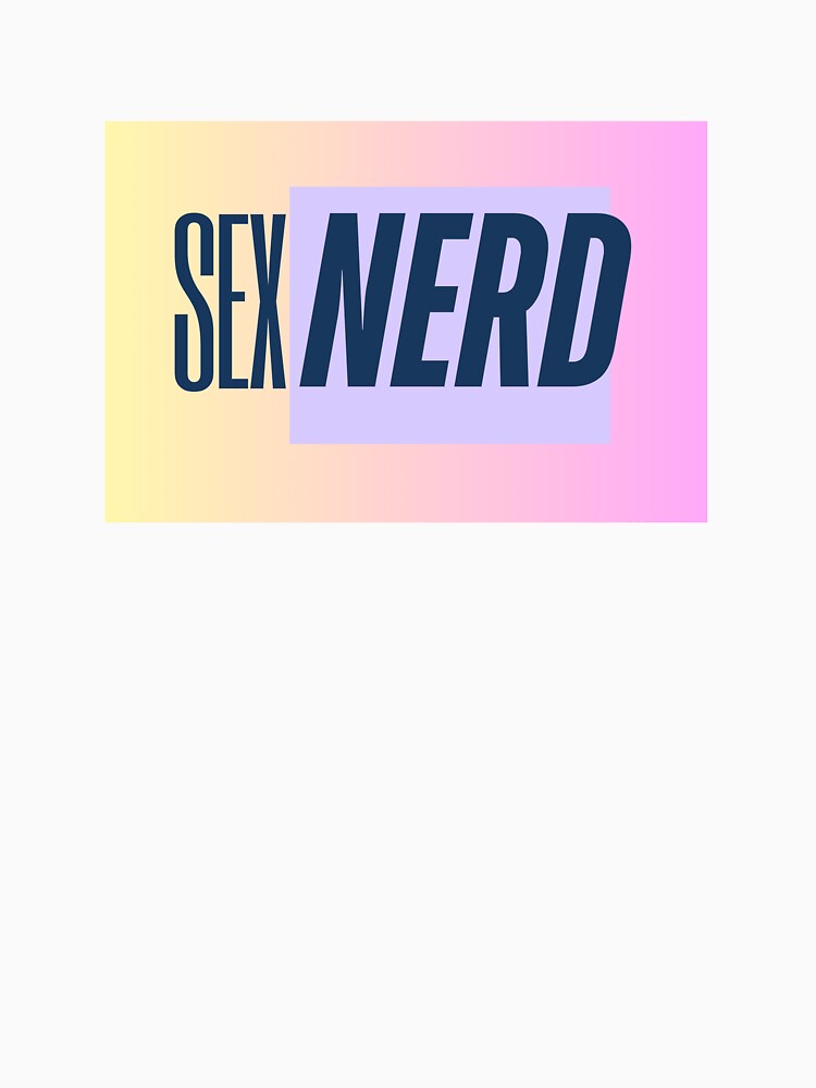 Sex Nerd Funny Bold Typography Design by artfulabstract