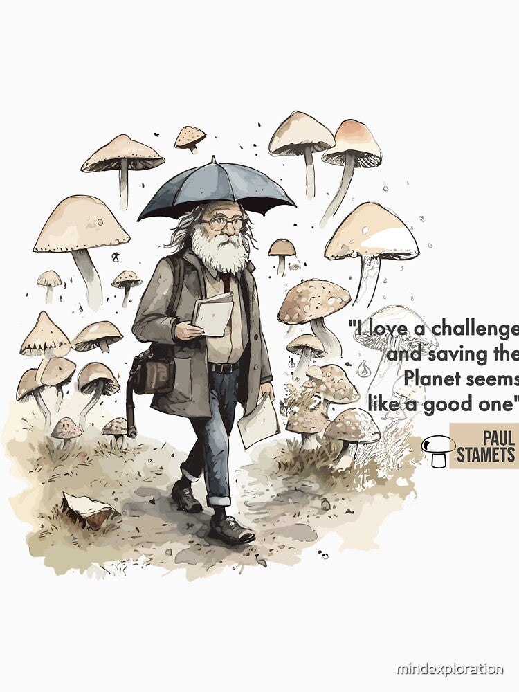 Paul Stamets Quote | Mycologist's Mission | Paul Stamets Quote Inspiration by mindexploration