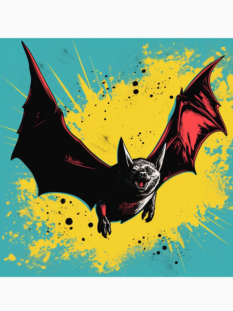 Bat Pop Art 2 by AstroRisq