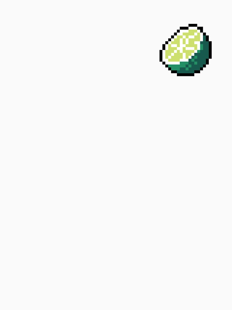 Pixel Lime Slice - pixel food art by LittleFoodShop