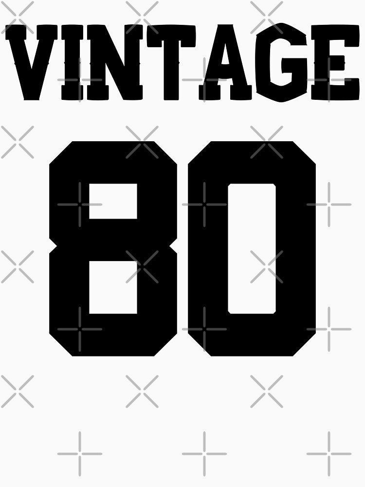 Vintage 80 by 2MdesignStore