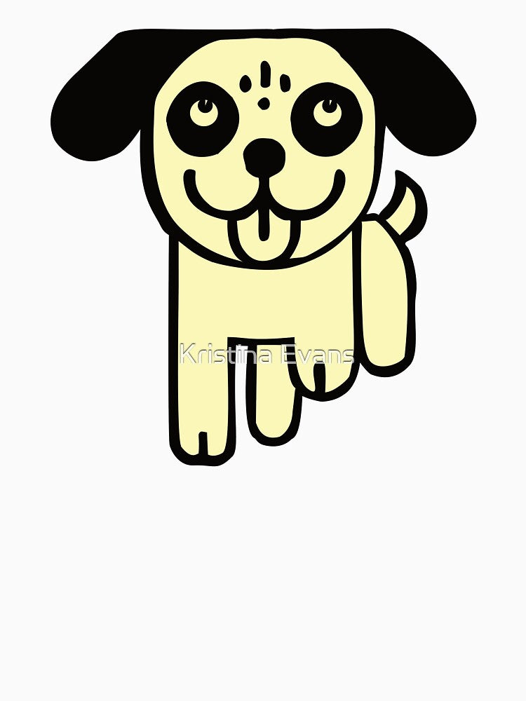 Impossibly cute dog. by krisevansart