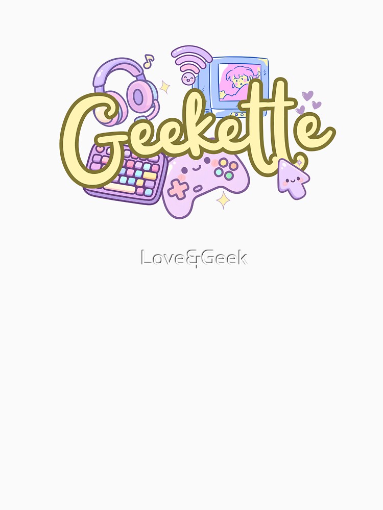 Geekette — Pastel Kawaii Design | Gamer Girl Aesthetic & Cute Gaming by Love&Geek