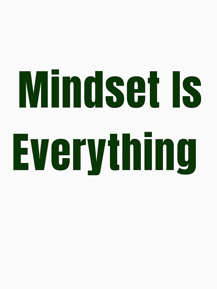 Mindset is Everything – Motivational Fitness Quote by FitAuraStudio
