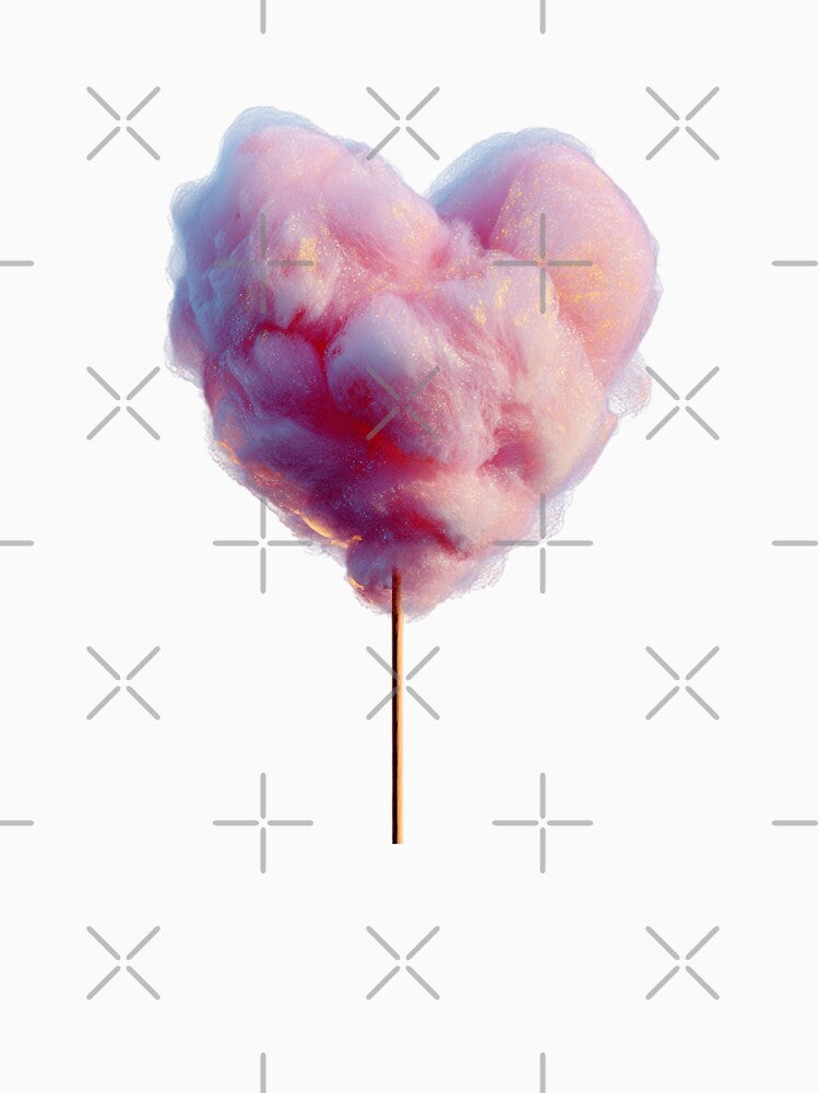 Pastel Heart Cotton Candy Dreamy Valentine's Day Aesthetic by BigStar-Cart