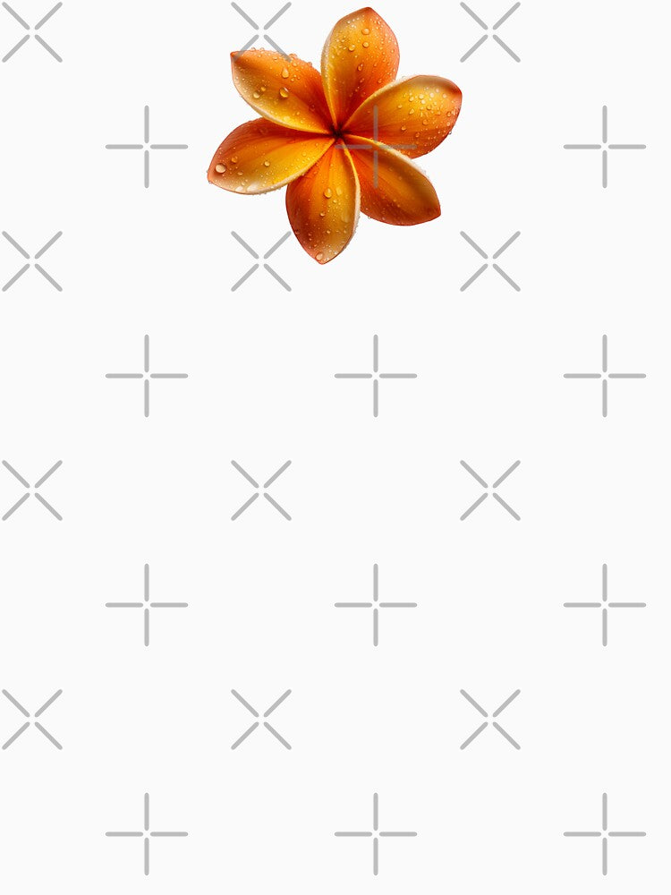 Orange Plumeria Flower by LuxChu