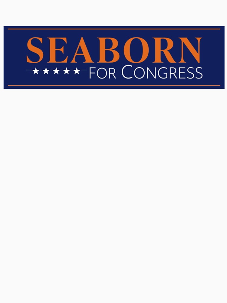 Seaborn For Congress (Orange Navy) by wendyjenn