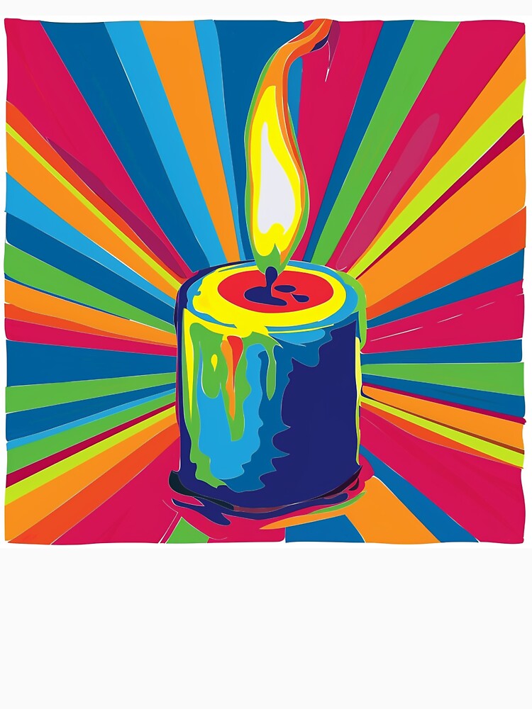 Candle Pop Art 7 by AstroRisq