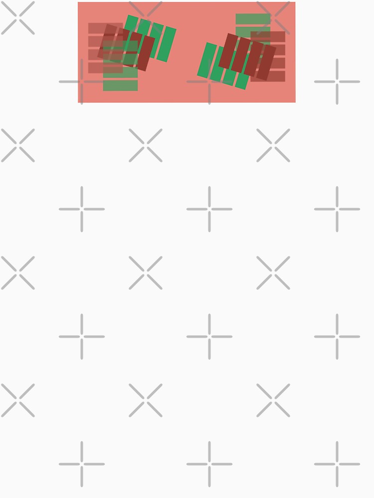 Playing with Rectangles 3, Small Pattern, Unique by villacreativa