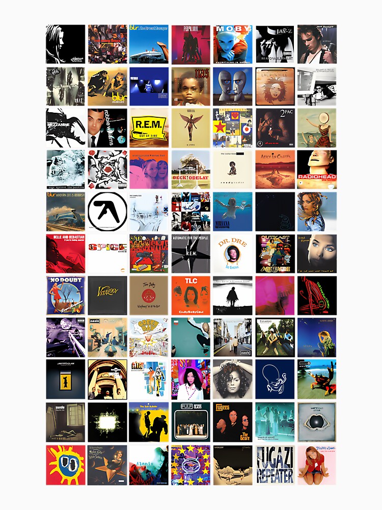90S Vinyl Covers - 1990S Music - Vintage Album Cover Art by Orenda-om