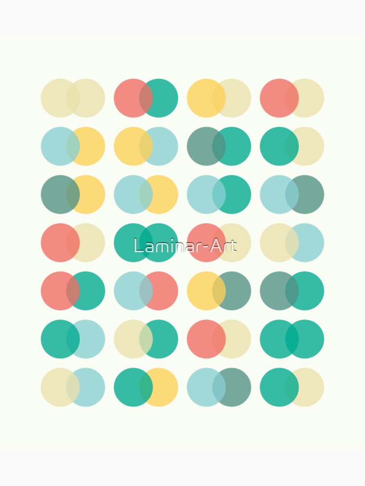 Color Pop Minimalist Circles 2 by Laminar-Art