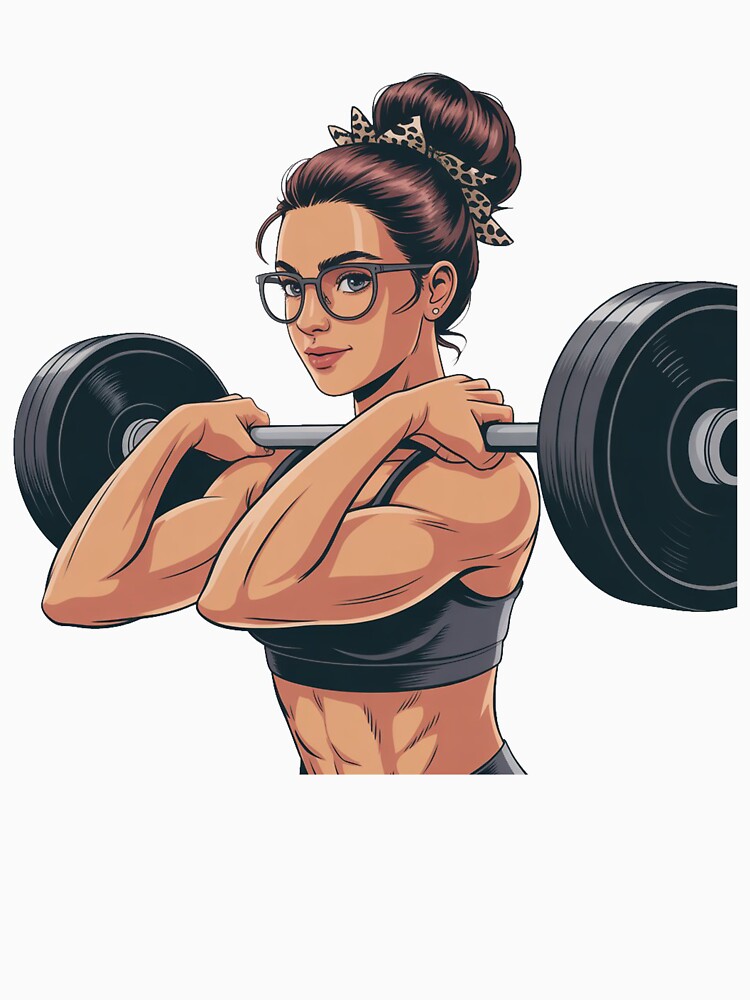 Strong Woman Fitness Design by QuiteOrbit